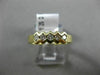 .25CT DIAMOND 14KT WHITE GOLD 3D 5 STONE SEMI HEXAGON WEDDING ANNIVERSARY RING
