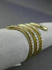 ESTATE LARGE .72CT DIAMOND 14KT YELLOW GOLD 3D MULTI ROW WAVE SNAKE SWIRL RING