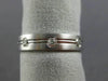 ESTATE .30CT DIAMOND 14KT WHITE GOLD 3D ETOILE WEDDING ANNIVERSARY RING 12153
