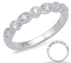.28CT DIAMOND 14KT WHITE GOLD ROUND & MARQUISE SHAPE FILIGREE SEMI ETERNITY RING