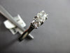 1.0CT DIAMOND 14KT WHITE GOLD ROUND 3 STONE PAST PRESENT FUTURE ENGAGEMENT RING