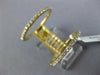 ESTATE LARGE .42CT DIAMOND 18KT YELLOW GOLD SEMI ETERNITY 2 ROW FULL FINGER RING