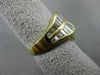 ANTIQUE WIDE 2.50CT BAGUETTE DIAMOND 18KT YELLOW GOLD COCKTAIL RING E/F #20143