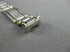 ESTATE WIDE & LONG 14KT WHITE GOLD HANDCRAFTED ITALIAN MENS BRACELET #22779