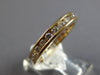 1.10CT DIAMOND 14KT YELLOW GOLD 3D ROUND ETERNITY 3mm WEDDING ANNIVERSARY RING