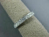 1.48CT DIAMOND 18KT WHITE GOLD ROUND FILIGREE MILGRAIN ETERNITY ANNIVERSARY RING