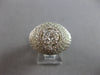 LARGE 2.57CT DIAMOND 14KT 2 TONE GOLD CLUSTER DOME SHAPE MULTI ROW UNISEX RING
