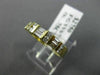 .75CT ROUND & BAGUETTE DIAMOND 14KT YELLOW GOLD SEMI ETERNITY WEDDING RING #1180