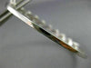ESTATE .25CT DIAMOND 14K WHITE GOLD CLASSIC MULTI CLUSTER FLOWER BANGLE BRACELET