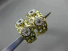 ESTATE .15CT DIAMOND 14KT TWO TONE GOLD CIRCLE OF LIFE FILIGREE CLIP ON EARRINGS