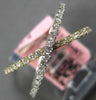 ESTATE .46CT DIAMOND 14K 2 TONE GOLD 3D CLASSIC CRISS CROSS INFINITY X LOVE RING
