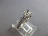 ESTATE 18KT WHITE GOLD CLASSIC SIX PRONG ROUND SEMI MOUNT ENGAGEMENT RING #28077