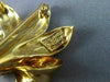 ESTATE LARGE TIFFANY & CO. 18KT YELLOW GOLD 3D CLASSIC FLOWER BROOCH PIN #26539