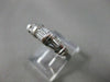 ESTATE .80CTW BAGUETTE DIAMOND WEDDING ANNIVERSARY 18K WHITE GOLD RING 5MM #6017