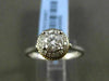 ANTIQUE .50CT DIAMOND 14KT TWO TONE GOLD SOLITAIRE 3D ENGAGEMENT FRIENDSHIP RING