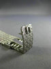 ANTIQUE LARGE 1.08CT OLD MINE DIAMOND 18KT WHITE GOLD SWISS LADIES WATCH #26262