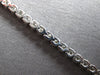ESTATE 2CT DIAMOND 14K WHITE GOLD CLASSIC ROUND 2.5mm ADJUSTABLE TENNIS BRACELET