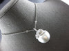 EXTRA LARGE .44CT DIAMOND & AAA SOUTH SEA PEARL 18K WHITE GOLD INFINITY NECKLACE