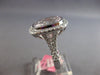 EXTRA LARGE 9.28CT DIAMOND & AAA KUNZITE 18KT WHITE GOLD CUSHION ENGAGEMENT RING