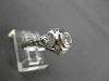 ANTIQUE LARGE .52CT ROUND DIAMOND 18K WHITE GOLD FILIGREE ENGAGEMENT RING #23334