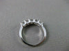ESTATE WIDE 1.04CT DIAMOND 14K WHITE GOLD 5 STONE PRINCESS ANNIVERSARY RING 1625