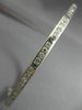 ANTIQUE 1.10CT ROUND CUT DIAMOND 18KT WHITE GOLD FILIGREE BANGLE BRACELET #19087