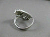 ESTATE .85CTW DIAMOND 3 CLUSTER STAR 14KT WHITE GOLD COCKTAIL RING F/G VS #17147
