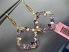 8.60CT DIAMOND & AAA AMETHYST PINK QUARTZ 14KT ROSE GOLD ETOILE HANGING EARRINGS