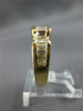 WIDE 1.20CT DIAMOND 14KT YELLOW GOLD 3D BAGUETTE CHANNEL ANNIVERSARY RING #27135