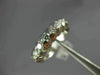 ESTATE .55CT DIAMOND 14K WHITE GOLD 7 STONE CLAW WEDDING ANNIVERSARY RING #6437