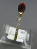1.59CT DIAMOND & AAA GARNET 14KT YELLOW GOLD CLASSIC MARQUISE & ROUND FUN RING