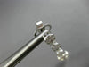 ESTATE 1.85CT DIAMOND 18KT WHITE GOLD JOURNEY HALO SQUARE STUD HANGING EARRINGS