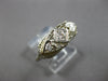 ANTIQUE ART DECO .26CT OLD MINE DIAMOND 14KT WHITE GOLD ANNIVERSARY RING #27890
