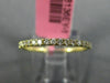 ESTATE .43CT DIAMOND 18KT YELLOW GOLD CLASSIC ETERNITY WEDDING ANNIVERSARY RING