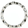 .54CT DIAMOND 18KT WHITE GOLD ROUND & MARQUISE SHAPE ETERNITY ANNIVERSARY RING