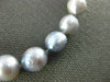 ESTATE LONG 14KT WHITE GOLD AAA GRAY TAHITIAN PEARL 3D FILIGREE NECKLACE #26602
