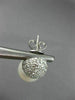 LARGE 2.50CT DIAMOND & AAA SOUTH SEA PEARLS 18K WHITE GOLD PAVE HANGING EARRINGS
