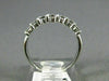 ESTATE .07CT DIAMOND 14K WHITE GOLD 3D CLASSIC 7 STONE ANNIVERSARY RING #21358
