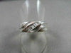 WIDE 7mm HAND CRAFTED .17CT F VVS DIAMOND 14KT WHITE GOLD MENS WEDDING BAND !!!!