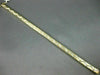 ANTIQUE WIDE 2.30CT DIAMOND 14KT YELLOW GOLD WAVE ZIG ZAG TENNIS BRACELET #19746