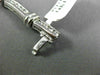 ESTATE 3.0CT DIAMOND 14KT WHITE GOLD CLASSIC CHANNEL LINK TENNIS BRACELET #11117