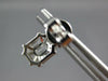 1.2CT DIAMOND 18K WHITE GOLD BAGUETTE ASSCHER & MOON STONE CLUSTER STUD EARRINGS