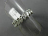 ESTATE 3.40CT DIAMOND 14K WHITE GOLD 3D MARQUISE ETERNITY ANNIVERSARY RING #1834