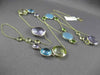 ANTIQUE EXTRA LONG 55.0C MULTI FACET & GEM BY THE YARD 14KT YELLOW GOLD NECKLACE