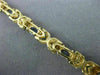 ESTATE 3.38CT DIAMOND & AAA TANZANITE 14KT TWO TONE GOLD 3D LOVE BRACELET #6156