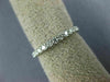 .35CT DIAMOND 18KT WHITE GOLD ROUND SHARE PRONG SEMI ETERNITY ANNIVERSARY RING