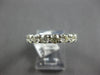 2.75CT DIAMOND 14KT WHITE GOLD 3D SHARED PRONG ETERNITY WEDDING ANNIVERSARY RING