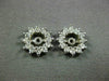 ESTATE .60CT ROUND DIAMOND 14KT WHITE GOLD 3D CLASSIC JACKET EARRINGS #21135