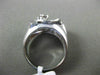 ANTIQUE .82CT OLD MINE DIAMOND 14KT WHITE GOLD 3D SWIRL LEAF ENGAGEMENT RING