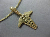 ESTATE 14KT YELLOW GOLD 3D HANDCRAFTED MEDICAL EMBLEM FLOATING PENDANT #25065